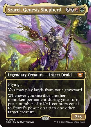 Szarel, Genesis Shepherd (Borderless) (EOC-004) - [Commander: Edge of Eternities]