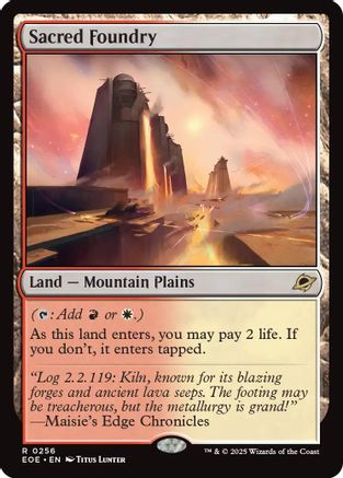 Sacred Foundry (EOE-256) - [Edge of Eternities] Foil