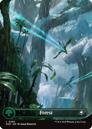 Forest (0266) (Borderless) (EOE-266) - [Edge of Eternities] Foil