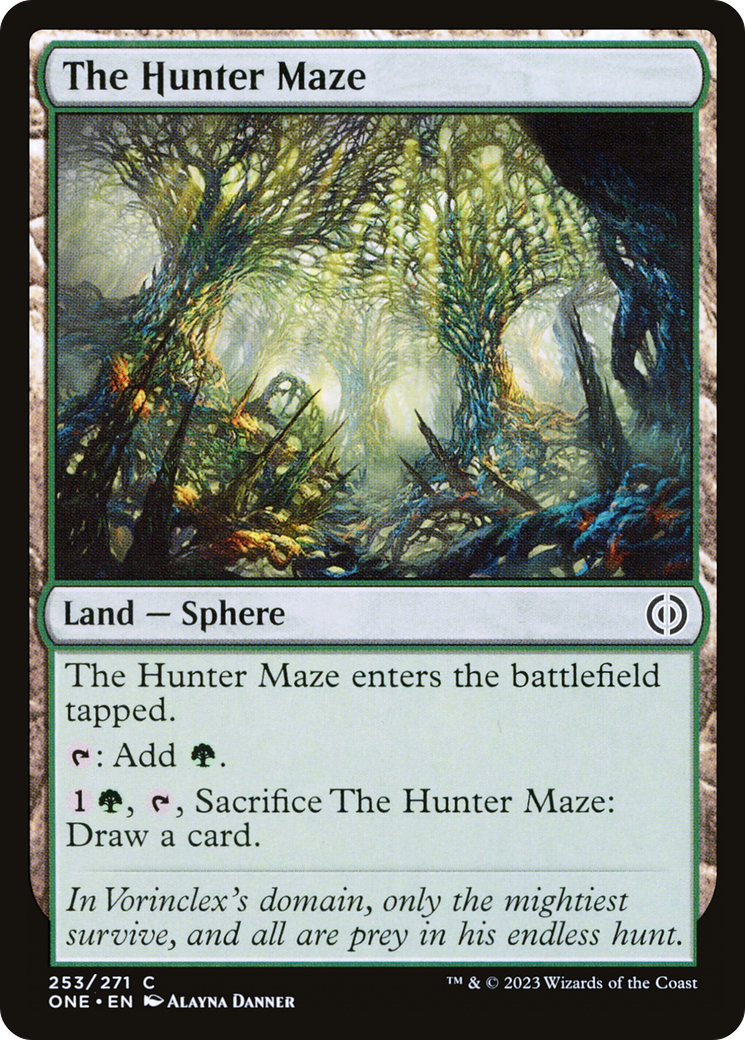 The Hunter Maze (ONE-253) - [Phyrexia: All Will Be One] Foil