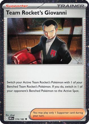 Team Rocket's Giovanni (Cosmos Holo) 174 - [Miscellaneous Cards & Products] Holofoil