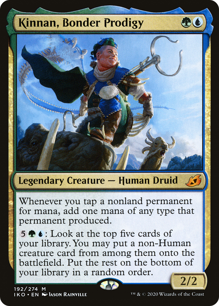 Kinnan, Bonder Prodigy (IKO-192) - [Ikoria: Lair of Behemoths]