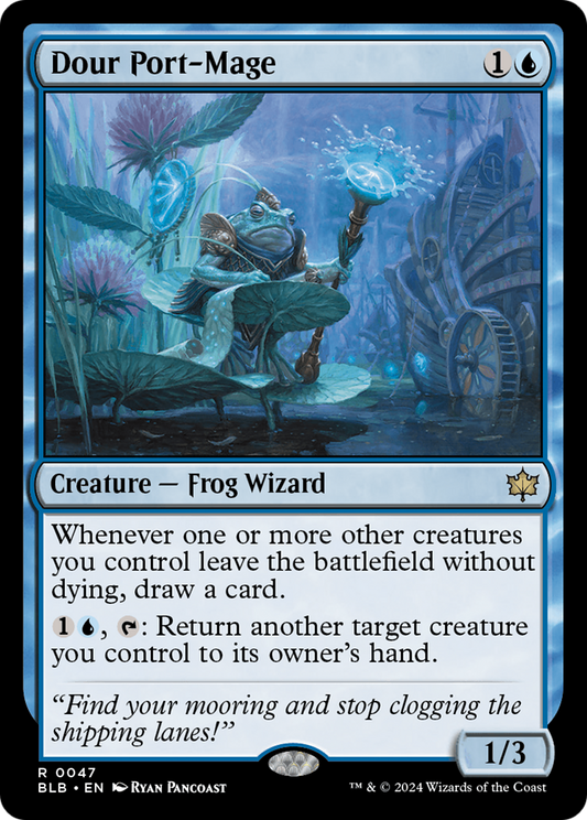 Dour Port-Mage (BLB-047) - [Bloomburrow] Foil