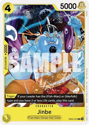 Jinbe (Tournament Pack 2025 Vol. 3) (EB02-055) - One Piece Promotion Cards