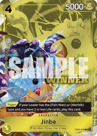 Jinbe (Winner Pack 2025 Vol. 3) (EB02-055) - One Piece Promotion Cards