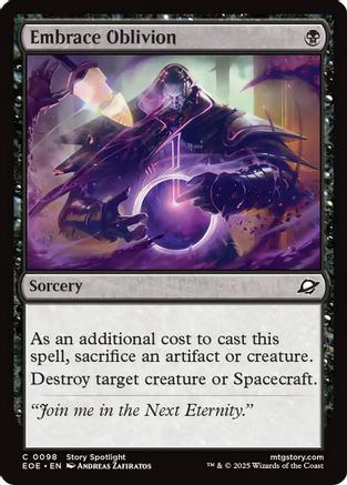 Embrace Oblivion (EOE-098) - [Edge of Eternities] Foil