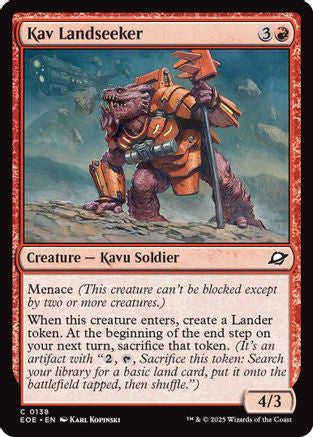 Kav Landseeker (EOE-138) - [Edge of Eternities]