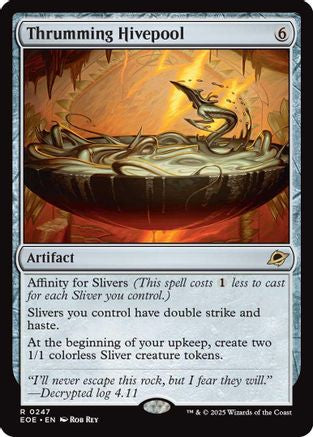 Thrumming Hivepool (EOE-247) - [Edge of Eternities] Foil