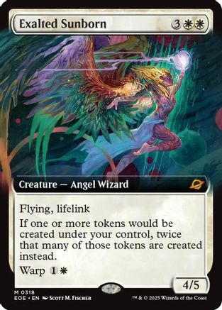 Exalted Sunborn (Extended Art) (EOE-318) - [Edge of Eternities] Foil