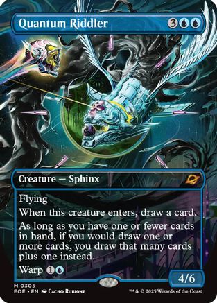 Quantum Riddler (Borderless) (EOE-305) - [Edge of Eternities]