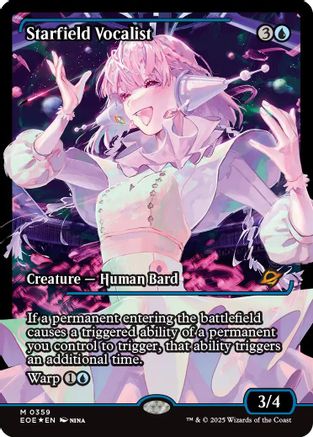 Starfield Vocalist (Showcase) (EOE-359) - [Edge of Eternities] Foil