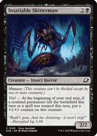 Insatiable Skittermaw (EOE-108) - [Edge of Eternities] Foil