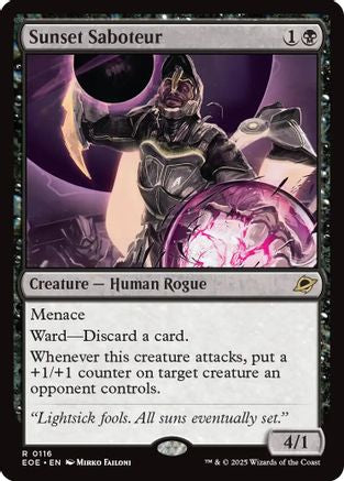 Sunset Saboteur (EOE-116) - [Edge of Eternities] Foil