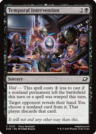 Temporal Intervention (EOE-120) - [Edge of Eternities] Foil