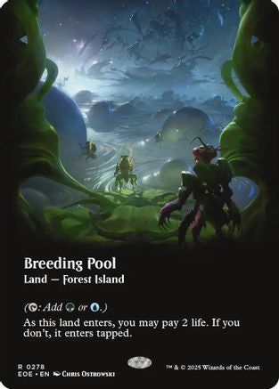 Breeding Pool (Borderless) (EOE-278) - [Edge of Eternities] Foil
