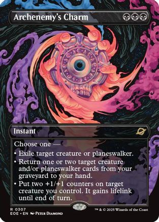 Archenemy's Charm (Borderless) (EOE-307) - [Edge of Eternities] Foil