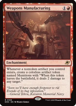 Weapons Manufacturing (EOE-168) - [Edge of Eternities] Foil