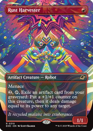 Rust Harvester (Borderless) (EOE-310) - [Edge of Eternities] Foil