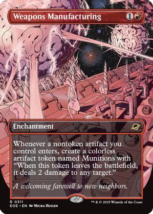 Weapons Manufacturing (Borderless) (EOE-311) - [Edge of Eternities] Foil