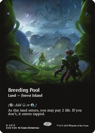 Breeding Pool (Borderless) (Galaxy Foil) (EOE-373) - [Edge of Eternities] Foil