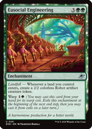 Eusocial Engineering (EOE-181) - [Edge of Eternities] Foil