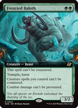 Frenzied Baloth (Extended Art) (EOE-342) - [Edge of Eternities]
