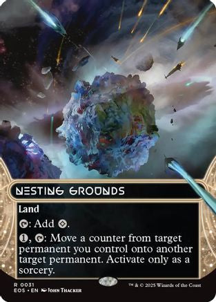 Nesting Grounds (0031) (Borderless) (EOS-031) - [Edge of Eternities: Stellar Sights] Foil