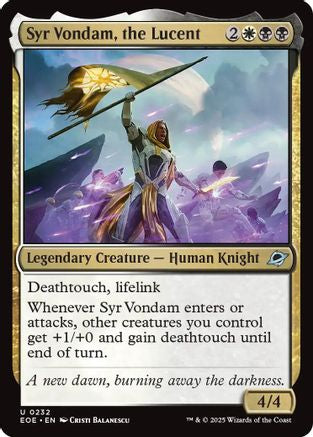 Syr Vondam, the Lucent (EOE-232) - [Edge of Eternities] Foil