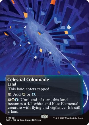 Celestial Colonnade (0052) (Borderless) (EOS-052) - [Edge of Eternities: Stellar Sights] Foil