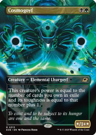 Cosmogoyf (Borderless) (EOE-313) - [Edge of Eternities] Foil