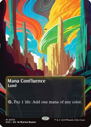 Mana Confluence (0070) (Borderless) (EOS-070) - [Edge of Eternities: Stellar Sights]