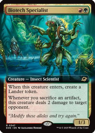 Biotech Specialist (Extended Art) (EOE-347) - [Edge of Eternities] Foil