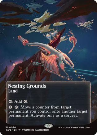 Nesting Grounds (0076) (Borderless) (EOS-076) - [Edge of Eternities: Stellar Sights]