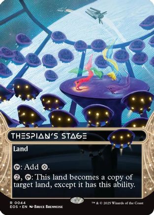 Thespian's Stage (0044) (Borderless) (EOS-044) - [Edge of Eternities: Stellar Sights]