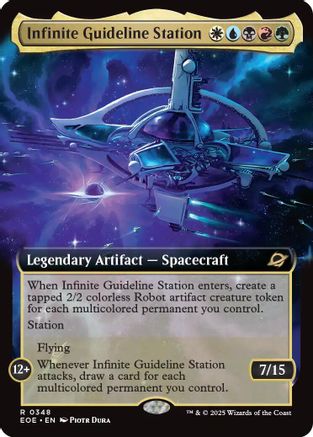 Infinite Guideline Station (Extended Art) (EOE-348) - [Edge of Eternities]