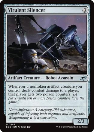 Virulent Silencer (EOE-248) - [Edge of Eternities] Foil
