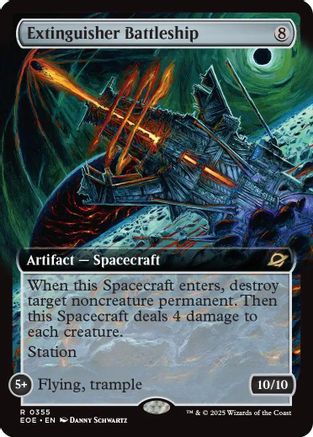 Extinguisher Battleship (Extended Art) (EOE-355) - [Edge of Eternities] Foil