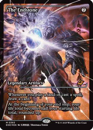 The Endstone (Showcase) (EOE-365) - [Edge of Eternities] Foil