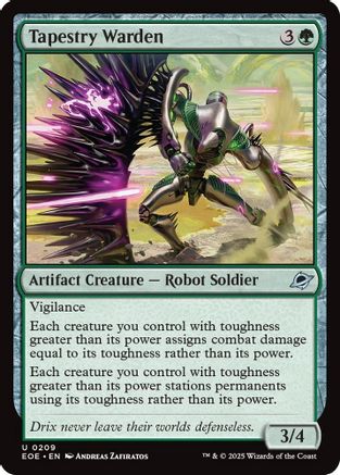 Tapestry Warden (EOE-209) - [Edge of Eternities] Foil