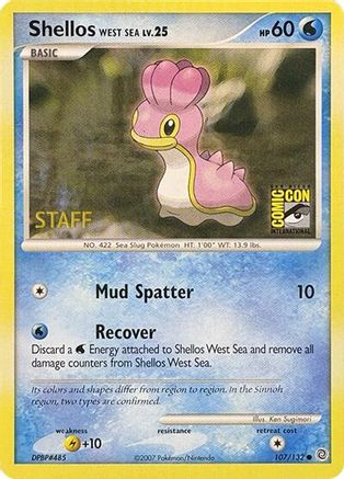 Shellos West Sea (SDCC 2007 Staff) 107 - [Miscellaneous Cards & Products]