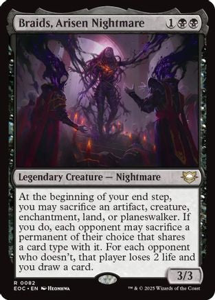 Braids, Arisen Nightmare (EOC-082) - [Commander: Edge of Eternities]