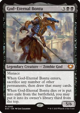 God-Eternal Bontu (EOC-083) - [Commander: Edge of Eternities]