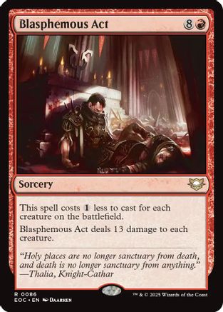Blasphemous Act (EOC-086) - [Commander: Edge of Eternities]