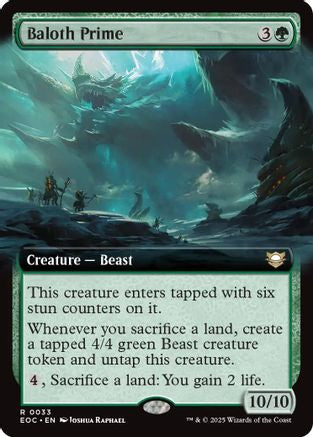 Baloth Prime (Extended Art) (EOC-033) - [Commander: Edge of Eternities]