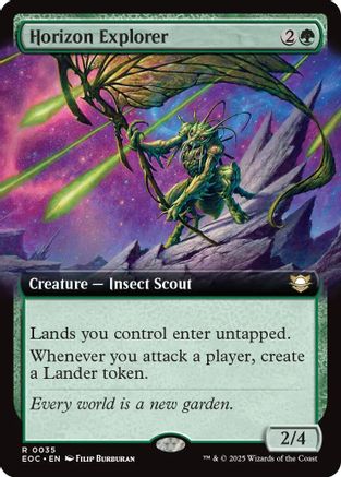 Horizon Explorer (Extended Art) (EOC-035) - [Commander: Edge of Eternities]