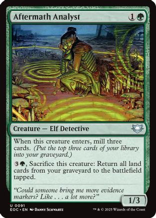 Aftermath Analyst (EOC-091) - [Commander: Edge of Eternities]