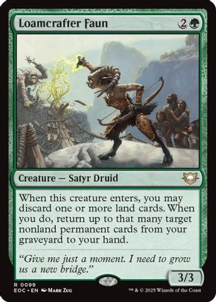 Loamcrafter Faun (EOC-099) - [Commander: Edge of Eternities]