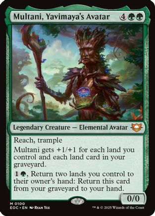 Multani, Yavimaya's Avatar (EOC-100) - [Commander: Edge of Eternities]