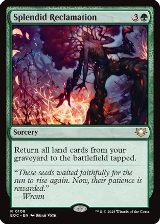 Splendid Reclamation (EOC-108) - [Commander: Edge of Eternities]