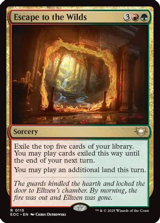 Escape to the Wilds (EOC-115) - [Commander: Edge of Eternities]